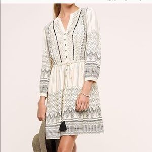 Perf condition Anthropologie Floreat Peri dress